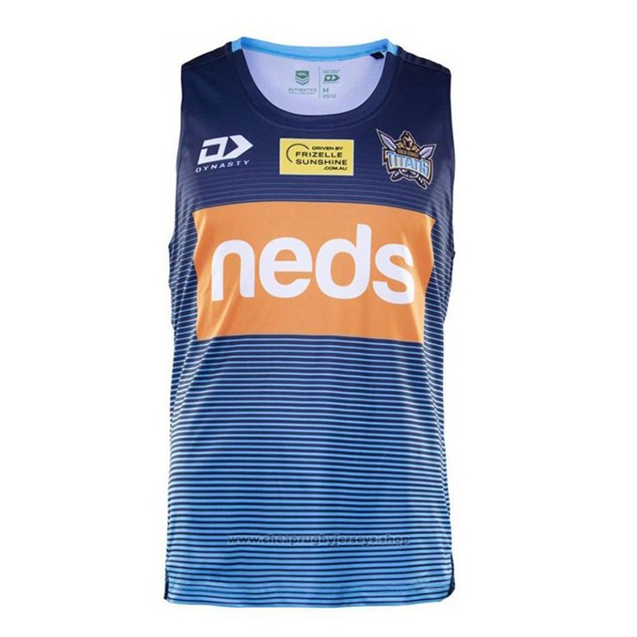 Gold Coast Titans Rugby Tank Top 2020 Training